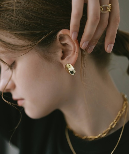 ピアス ピアス 金属アレルギー対応 シルバー925 ゴールド 「Iverqua イヴェルカ」 レディース メンズ_12
