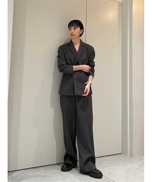 スラックス パンツ THE COLUMN / ハイウエストパンツ「THE COLUMN」 レディースの画像