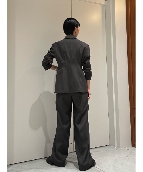 スラックス パンツ THE COLUMN / ハイウエストパンツ「THE COLUMN」 レディースの画像