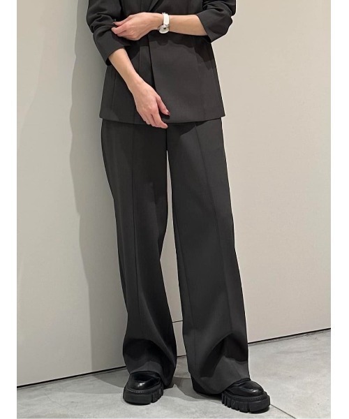 スラックス パンツ THE COLUMN / ハイウエストパンツ「THE COLUMN」 レディースの画像