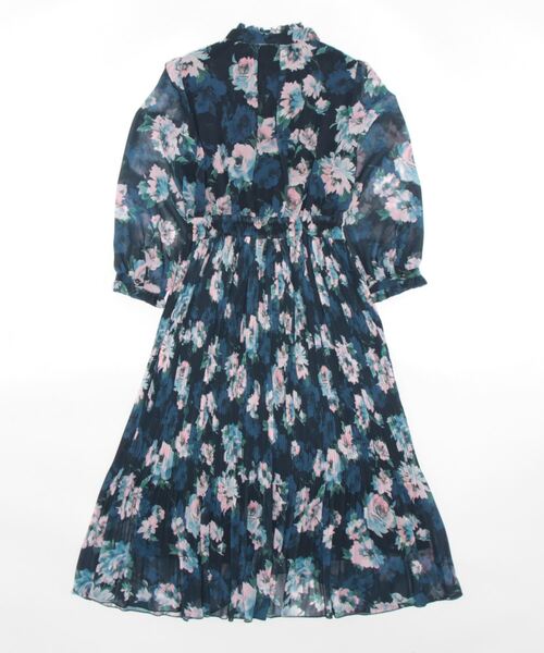 「Rose Tiara」 7分袖ワンピース 42 オフホワイト レディース_画像2
