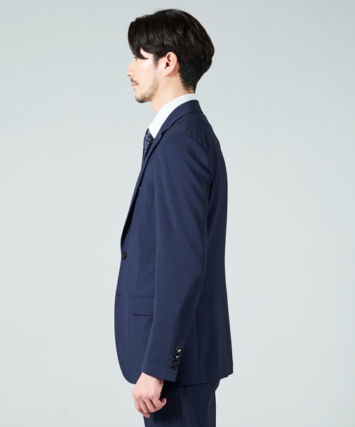 くささん　TETE HOMME テットオム メンズスーツA5 ネイビーストレッチ TETE HOMME（テット オム） セレモニースーツ セットアップ LANALES