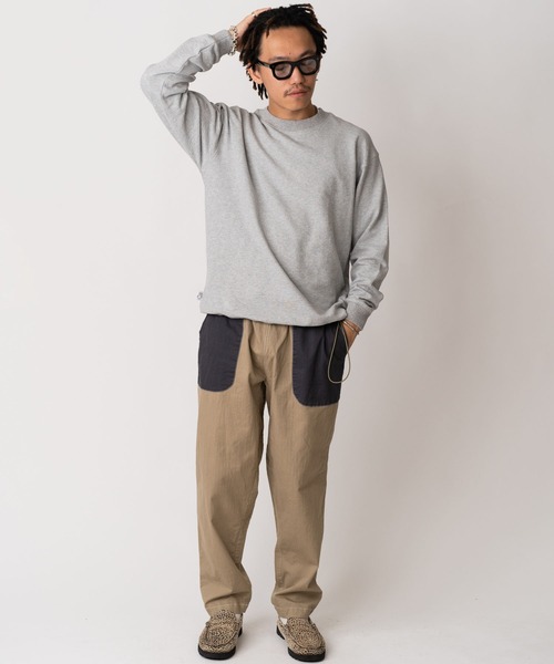 「gym master」 長袖Tシャツ MEDIUM オートミール メンズ_画像8