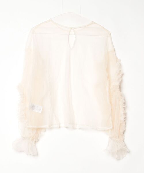 「MAISON BREEZE reveur」 長袖ブラウス FREE アイボリー レディース_画像2