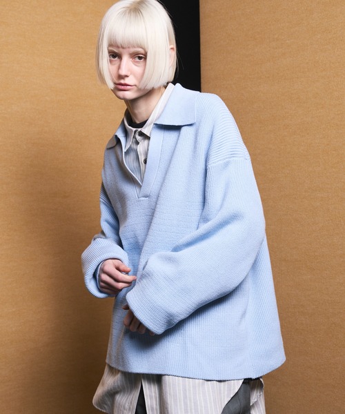 MAISON SPECIAL ニットブルゾン MAISON SPECIAL（メゾンスペシャル） カーディガン メンズ レディース