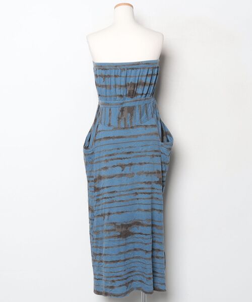 「ARCHI」 ホルターネックワンピース MEDIUM ブルー レディース_画像2