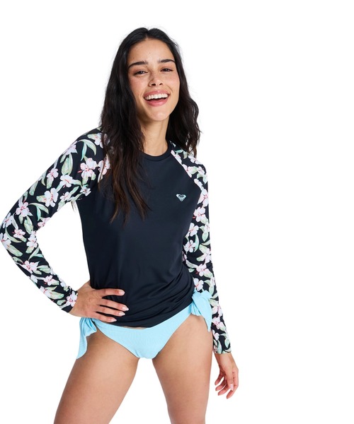 水着・ラッシュガード Riy ROXY（ロキシー） ラッシュガード ウィメンズ LS LYCRA 長袖ラッシュ