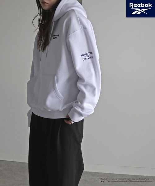 「COURO」 「Reebok」プルオーバーパーカー M ブラック×ゴールド レディース_画像3