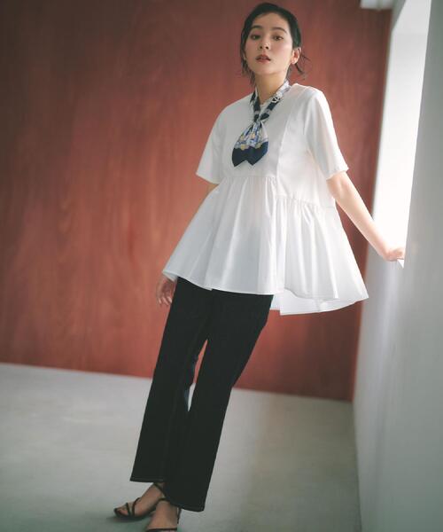 OPAQUE.CLIP（オペークドットクリップ） tシャツ ペプラムドッキング