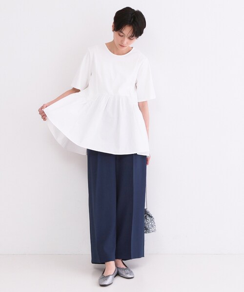 OPAQUE.CLIP（オペークドットクリップ） tシャツ ペプラムドッキング