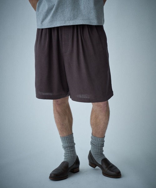 THE BOLDMAN パンツ Loose Wide Shorts / ルーズワイドショートパンツ