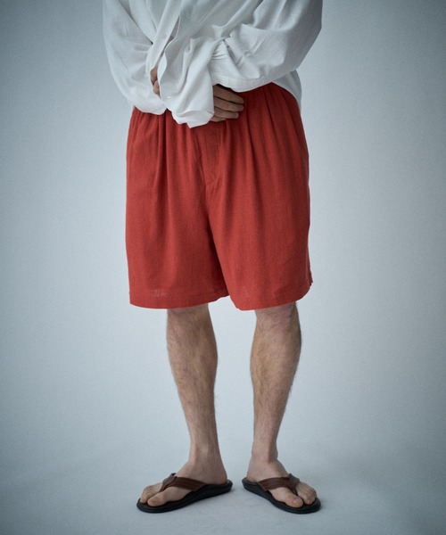 THE BOLDMAN パンツ Loose Wide Shorts / ルーズワイドショートパンツ