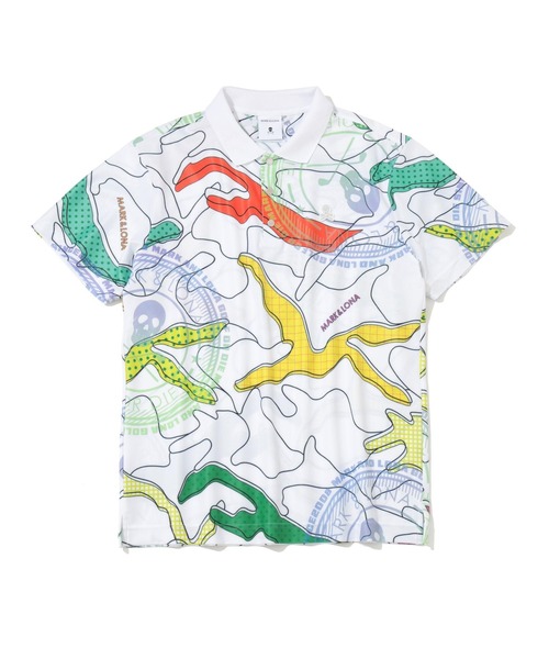 メンズウェア MARK & LONA Axon Camo Mesh Polo MARK&LONA（マークアンドロナ） ポロシャツ Axon Camo Mesh