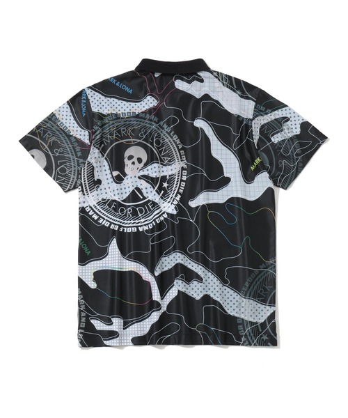 メンズウェア MARK & LONA Axon Camo Mesh Polo MARK&LONA（マークアンドロナ） ポロシャツ Axon Camo Mesh