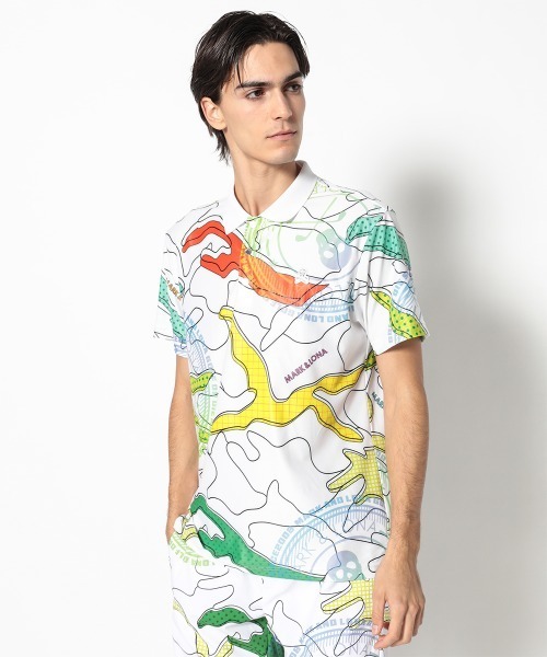 MARK&LONA（マークアンドロナ） ポロシャツ 半袖 Axon Camo Mesh