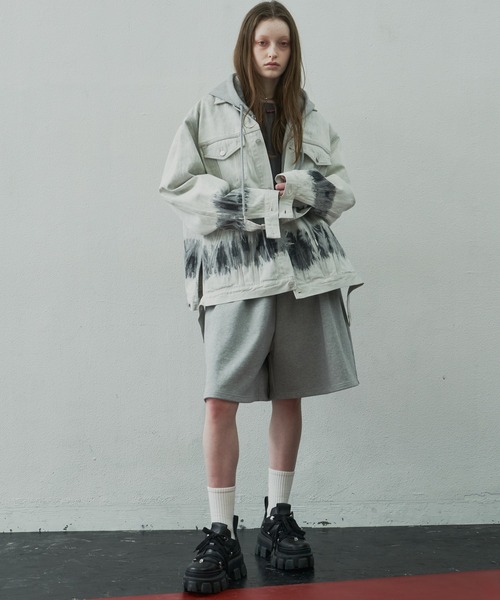 「AIVER」 ショートパンツ LARGE ブラック メンズ_画像2