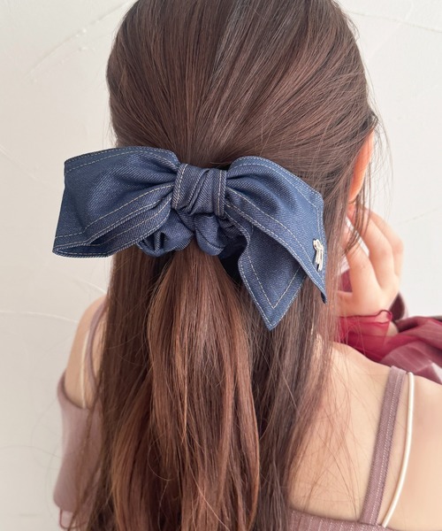 Rose Muse（ロゼミューズ） シュシュ Jacquard check chouchou