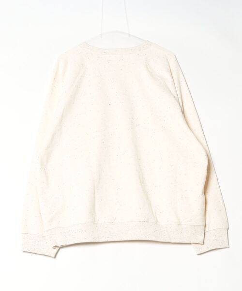 「BROKEN BASE」 スウェットカットソー LARGE アイボリー メンズ_画像2