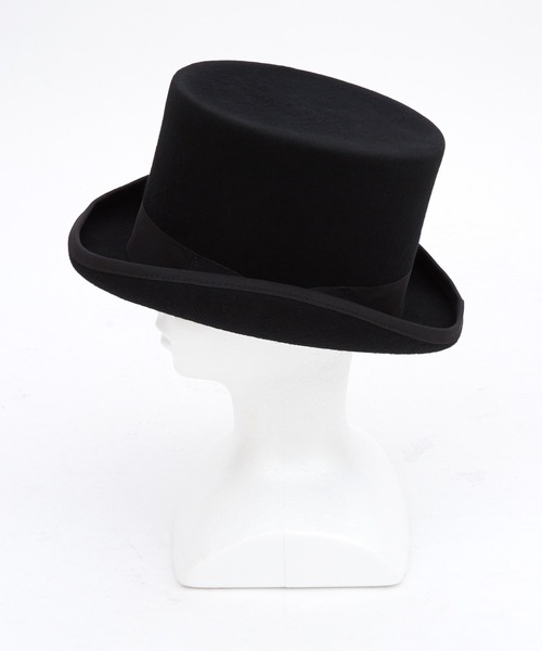 帽子 ハット an meets zakka ウール硬質フェルトクラシックシルク