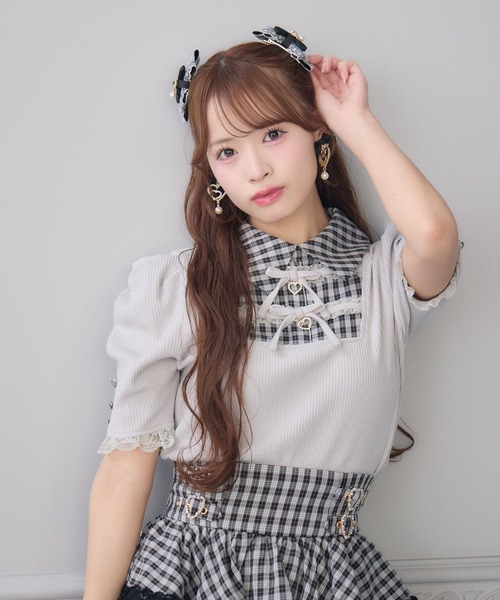ROJITA（ロジータ） tシャツ 半袖 「SNSで大バズリ中」ダブルリボン