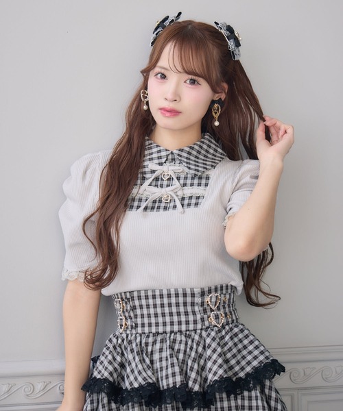 ROJITA（ロジータ） tシャツ 半袖 「SNSで大バズリ中」ダブルリボン