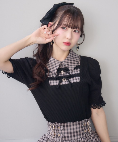 ROJITA（ロジータ） tシャツ 半袖 「SNSで大バズリ中」ダブルリボン 
