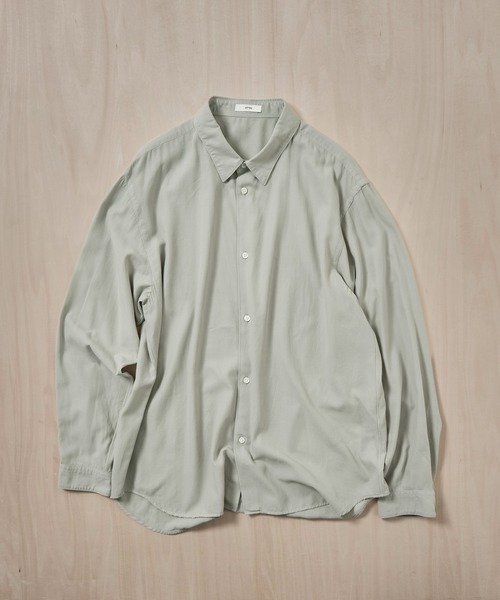 ATON（エイトン） シャツ 「ATON/エイトン」COTTON SILK VIERA LOOSE