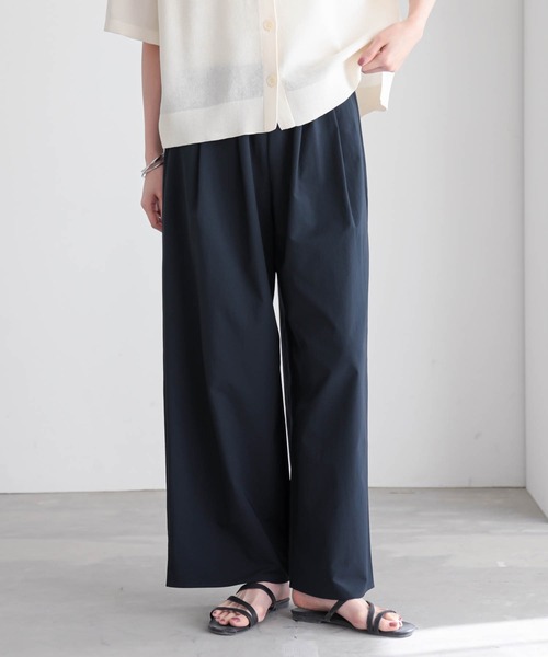 for/c（フォーシー） ワイドパンツ スラックス パンツ 「低身長/高身長