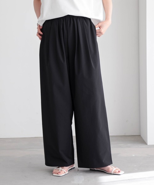 for/c（フォーシー） ワイドパンツ スラックス パンツ 「低身長/高身長