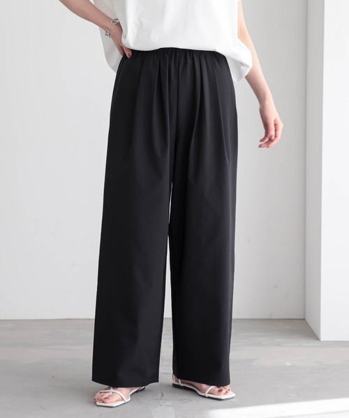for/c（フォーシー） ワイドパンツ スラックス パンツ 「低身長/高身長