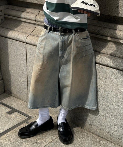 kutir（クティール） ワイドパンツ ジーンズ VINTAGELIKE DENIM WIDE