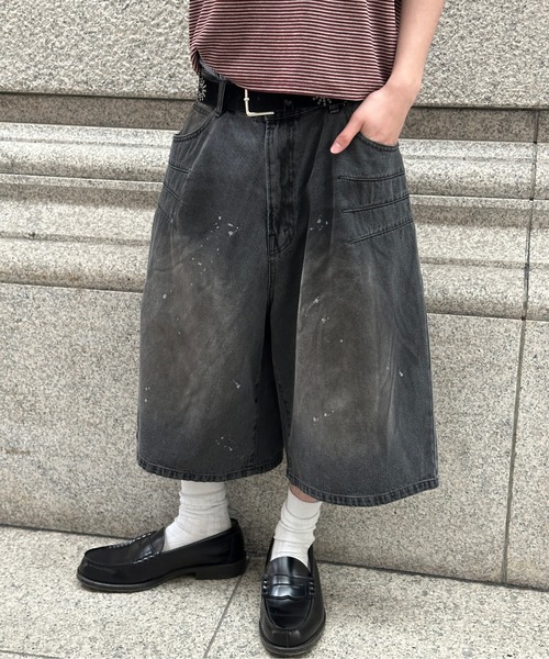 kutir（クティール） ワイドパンツ ジーンズ VINTAGELIKE DENIM WIDE