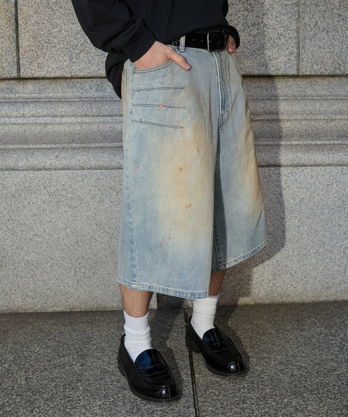 kutir（クティール） ワイドパンツ ジーンズ VINTAGELIKE DENIM WIDE
