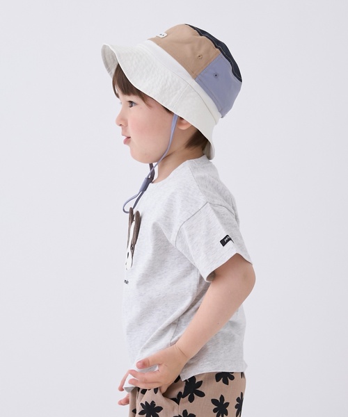 petit main tシャツ 「接触冷感」DOGアップリケ半袖Tシャツ キッズ