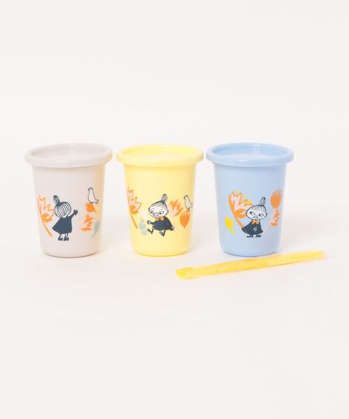 MOOMIN（ムーミン） タンブラー リトルミイ フラワー ストロー付 