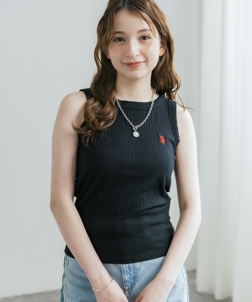 U.S. POLO ASSN.（ユーエスポロアッスン） タンクトップ ノースリーブ 