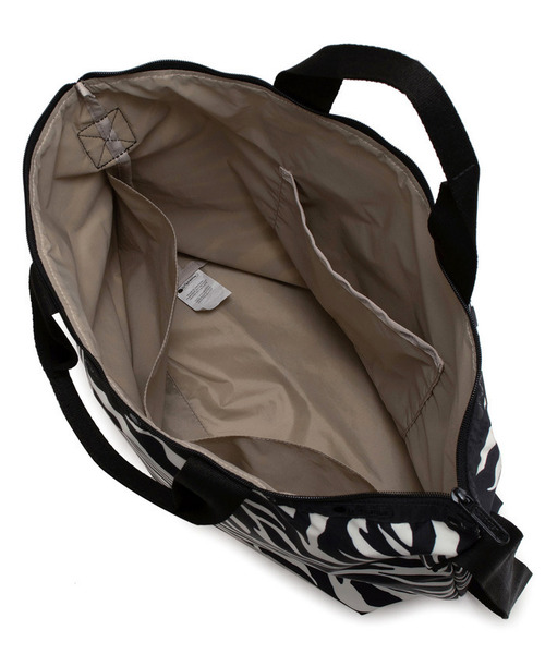 トートバッグ DELUXE EASY CARRY TOTE クリームブラックゼブラ レディースの画像
