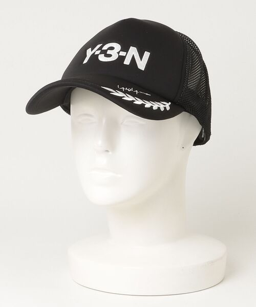Y-3 「Y-3」 メッシュキャップ MEDIUM ブラック メンズ : ZOZOTOWN