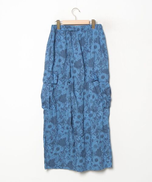 Curensology カレンソロジー　リバティカーゴパンツ　今期　ブルー Curensology（カレンソロジー） 25ss リバティ カーゴパンツ FREE