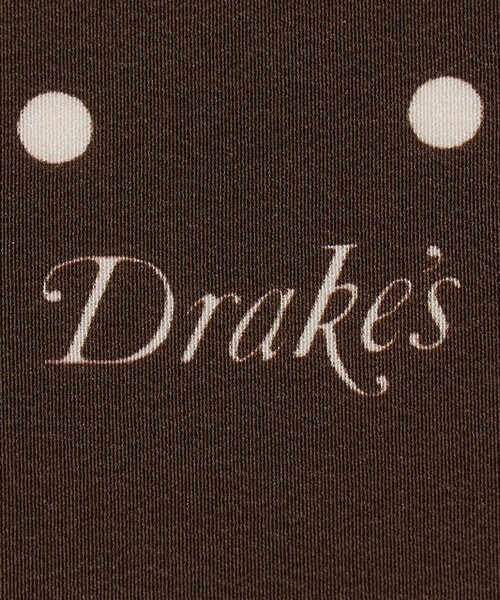 DRAKE'S（ドレイクス） ストール マフラー 「別注」「Drake's」ドット