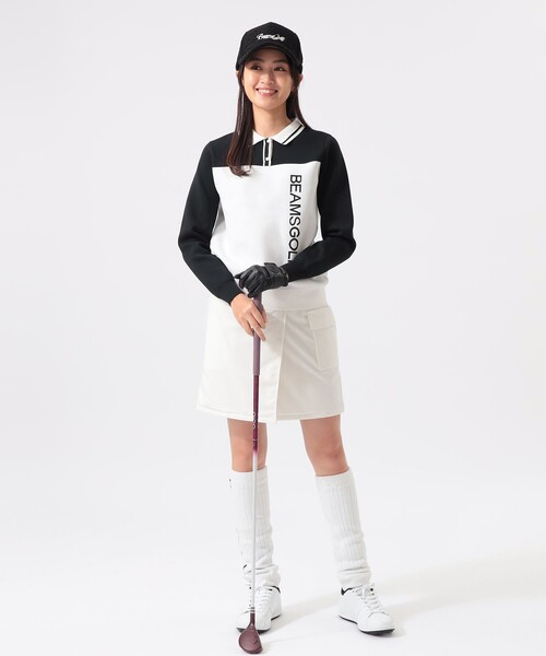 新品⭐︎beamsゴルフスカート レディース BEAMS GOLF（ビームス ゴルフ） スカート MEDIUM ホワイト レディース