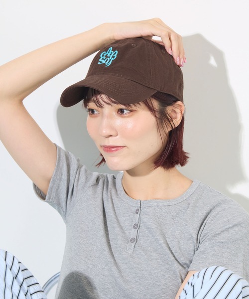 キャップ 帽子 オリジナルロゴ刺繍キャップ レディース : ZOZOTOWN