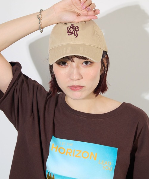 キャップ 帽子 オリジナルロゴ刺繍キャップ レディース : ZOZOTOWN