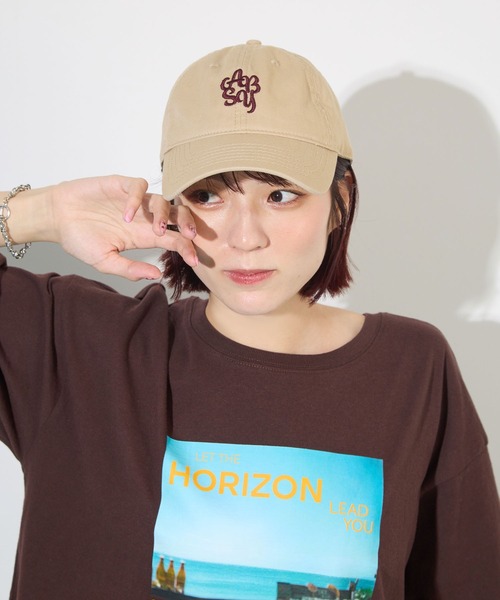 キャップ 帽子 オリジナルロゴ刺繍キャップ レディース : ZOZOTOWN