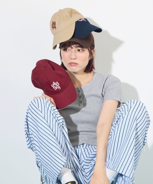 キャップ 帽子 オリジナルロゴ刺繍キャップ レディース : ZOZOTOWN