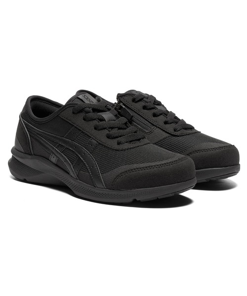 「ASICS WALKING」 ローカットスニーカー 23.5cm ブラック×ブラック レディース_画像7