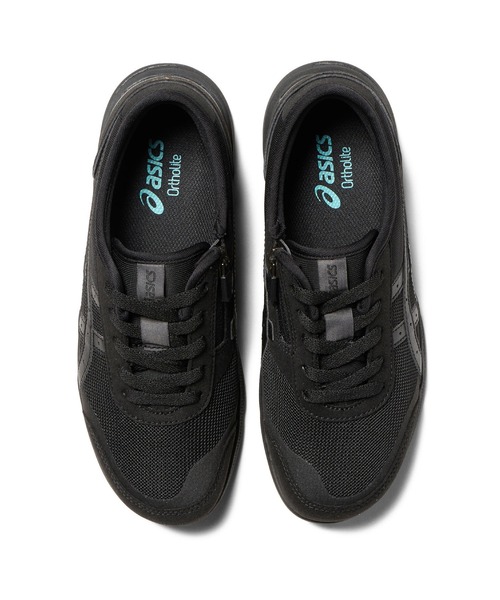 「ASICS WALKING」 ローカットスニーカー 23.5cm ブラック×ブラック レディース_画像8