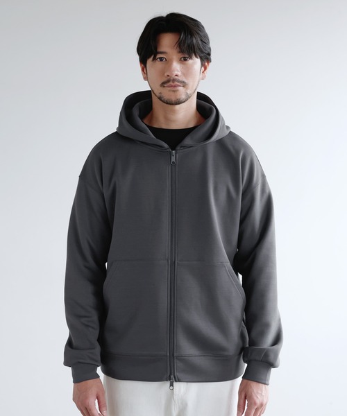 「SPU」 ジップアップパーカー M グレー メンズ_画像3