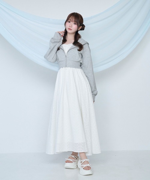 Rose Muse（ロゼミューズ） 厚底 サンダル Ribbon platform sandals