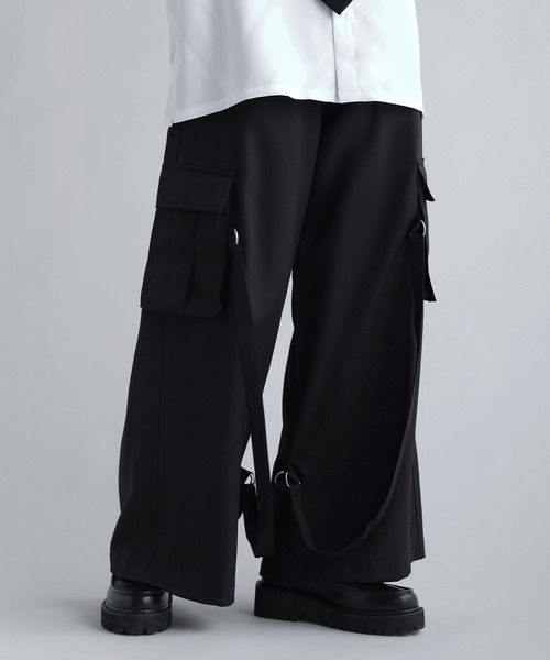 「SOCCE」 カーゴパンツ X-LARGE ライトグレー メンズ_画像4